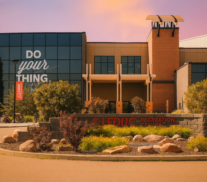 Leduc Recreation Centre, Home to The Loft Room Event Venue.